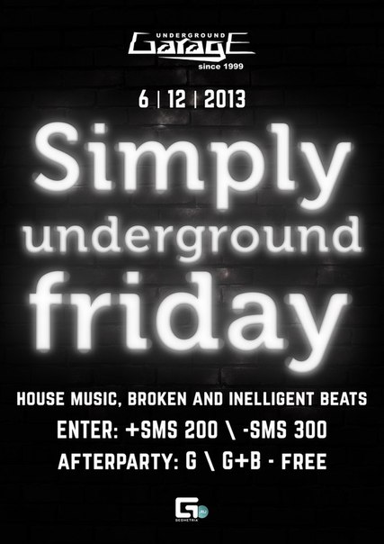 Simply underground friday